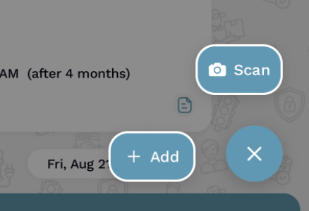 AI image scanning for appointments