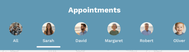 Appointments member filters