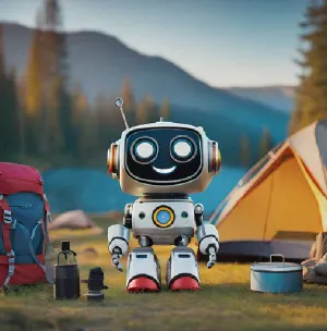 Travel bot illustration