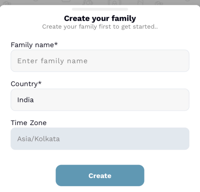 Create a family hub