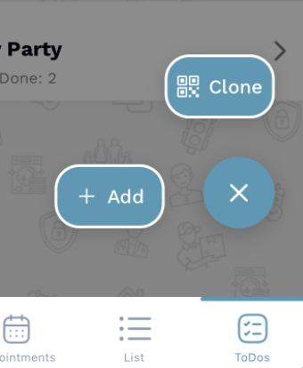 Clone event from QR